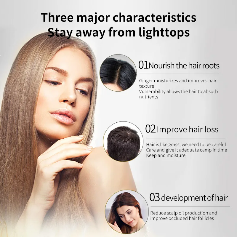 Марокканское травяное эфирное масло для волос против выпадения Жидкое густое