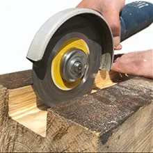 Пила циркулярная Yunbei твердосплавная с тремя зубьями для деревообработки