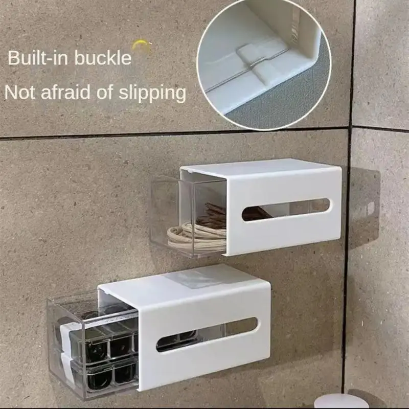 

Настенная пластиковая полка-органайзер для хранения