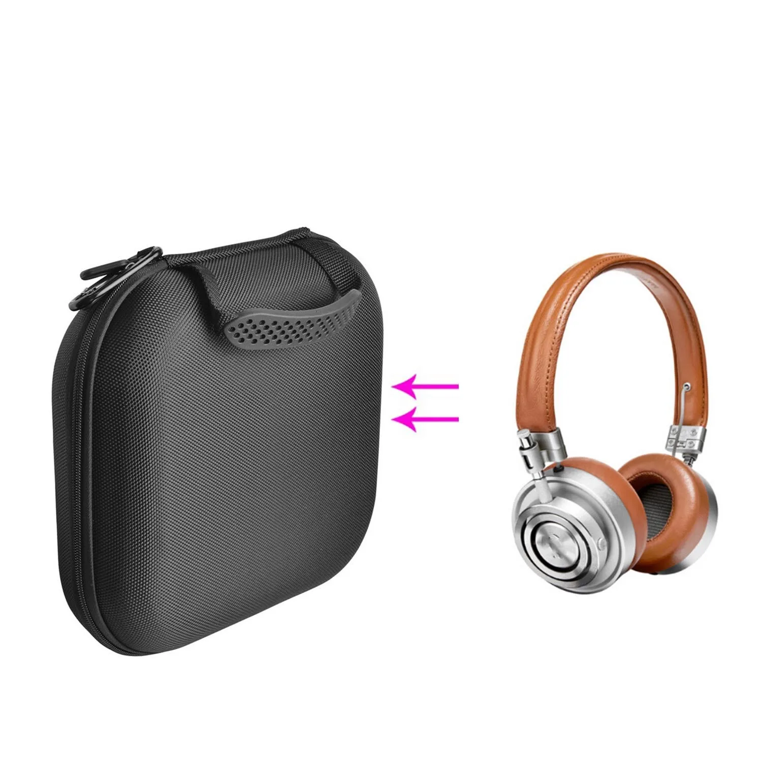 

Подходит для M & D MH30 Беспроводная Bluetooth-гарнитура, водонепроницаемая Портативная сумка для хранения наушников, портативный аудио-разветвите...