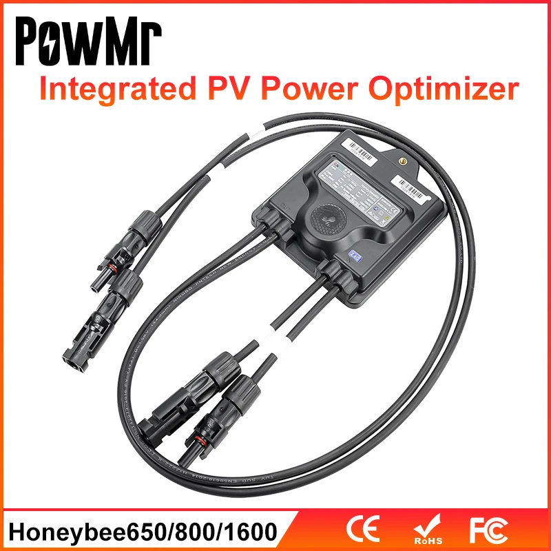 Усилитель мощности PowMr, интегрированный ПВ, MPPT, 650 Вт, 12-75 в, Ip68