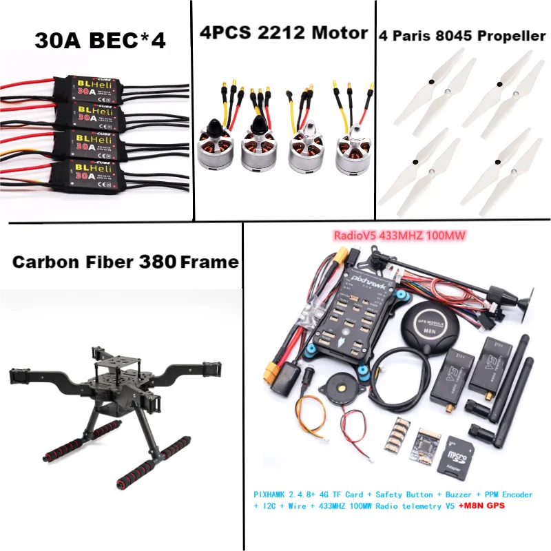 Фото DroneHub 2.4.8 M8N Новый умный дрон с открытым исходным кодом FLY 380 МП квадрокоптер с перевернутой рамой №4