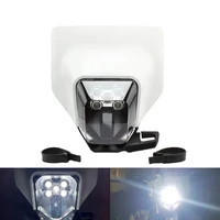 motorcycle led headlight headlamp head light supermoto fairing for husqvarna husky 5 led headlight motorcycles accessories