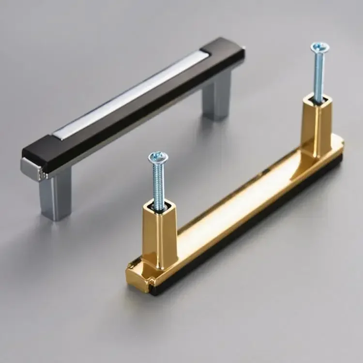 Модные золотые кухонные ручки для шкафа выдвижного ящика комода металлическая