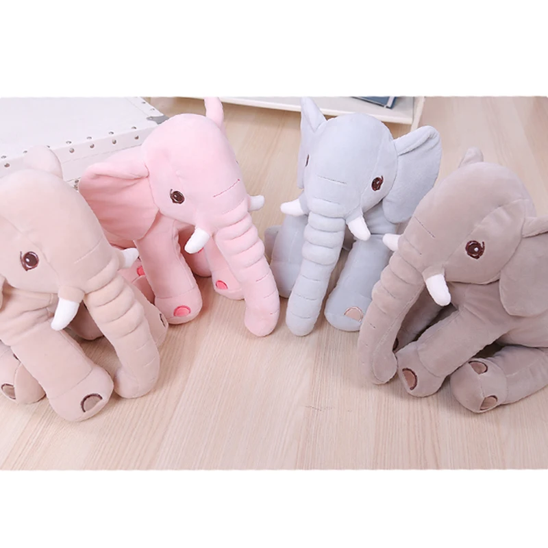 

40cm Simulated Elephant Models Cartoon Stuffed Dolls Anime Plush Baby Toys Kawaii Kids Birthday Gift Display Collection Souvenir