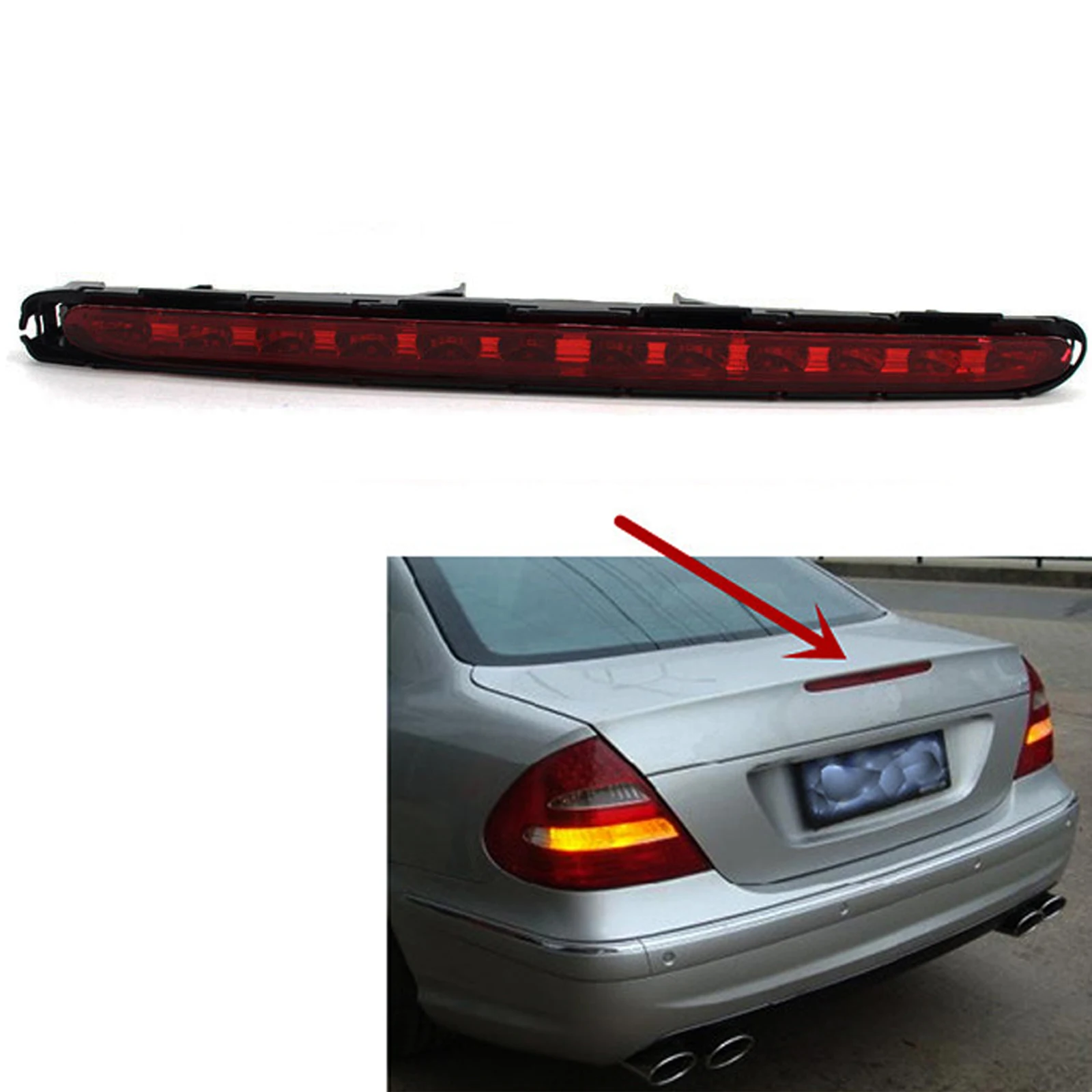 

Задний фонарь заднего стоп-сигнала для Mercedes Benz W211 E-Class 2003-2009 LED, Третий Задний стоп-сигнал A2118200156
