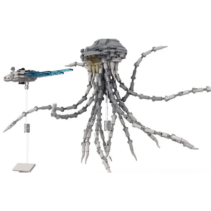 Фото Набор строительных блоков MOC Micro Kessel Run M.Falcon & Summa-verminoth Star Battle, 544 детали, уникальная идея для самостоятельной сборки, подарок на Рождество для взрослых №2