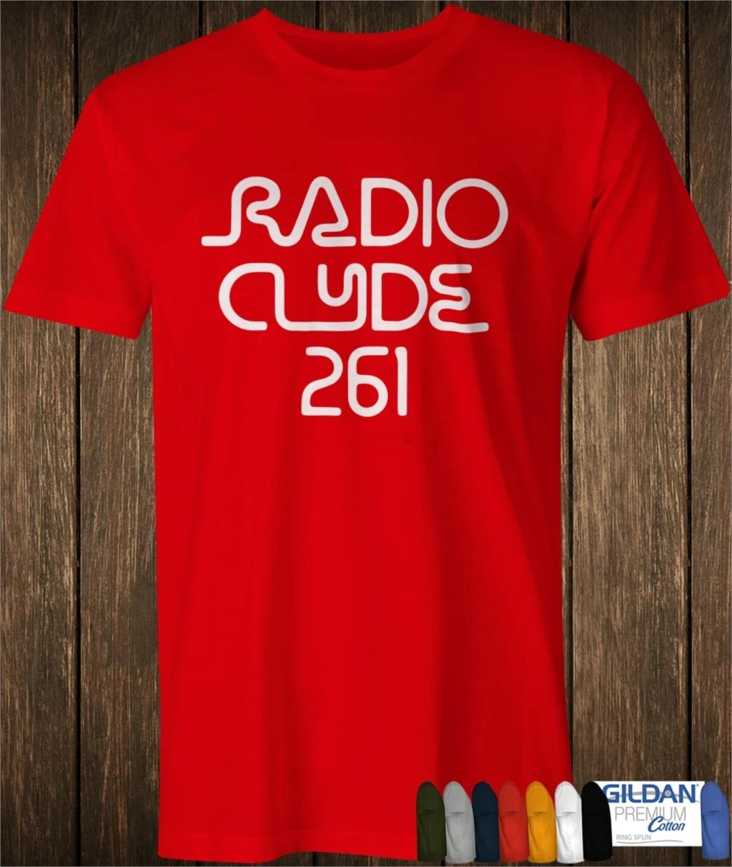 

Radio Clyde 261 T-Shirt Worn By Frank Zappa 70S 70S Classic Rock Band Music Tee Brand Clothes Summer 2019
