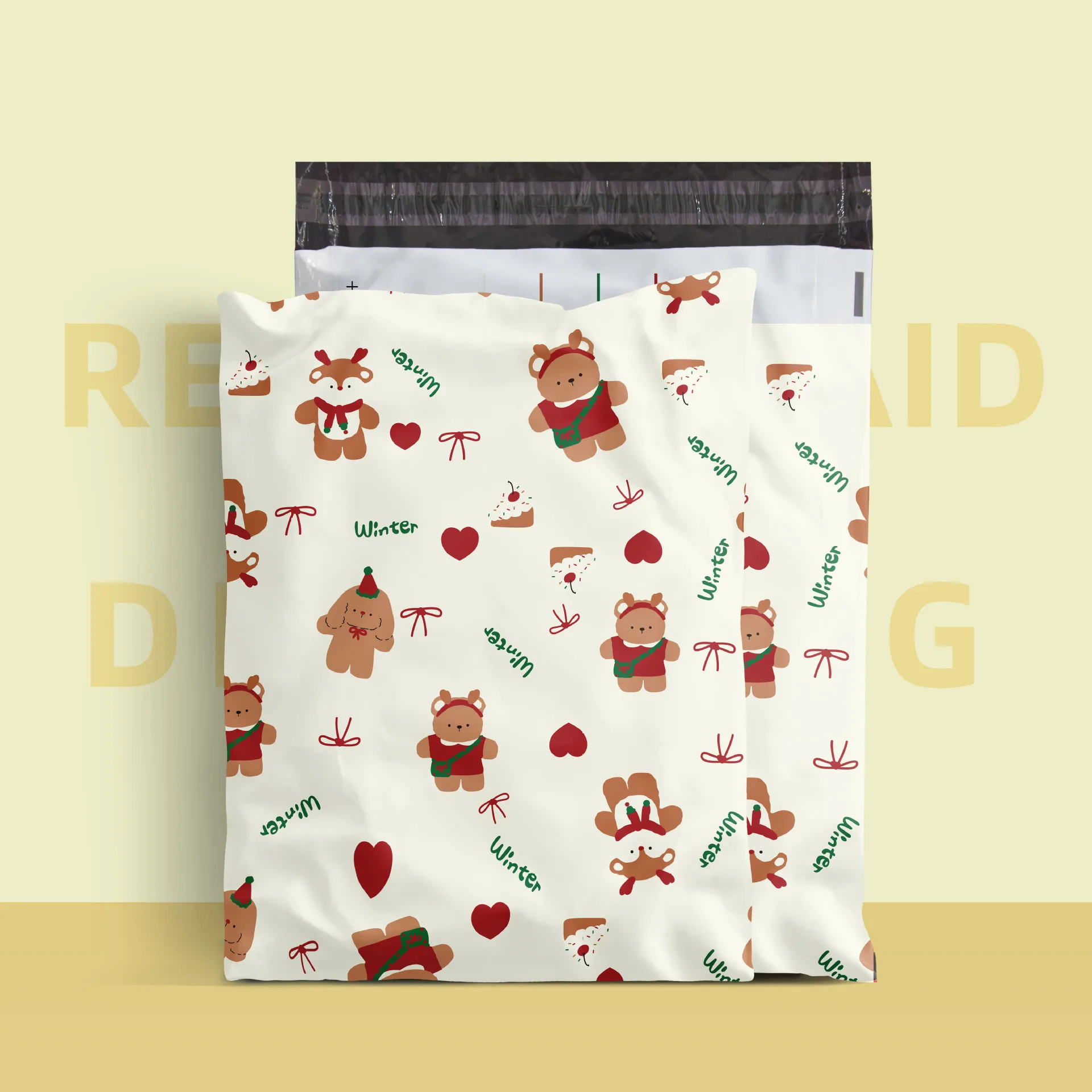 Relcheer ДЯКУЮ ТЕБЕ Конверты Сумка для одежды Цветочная рождественская вечеринка