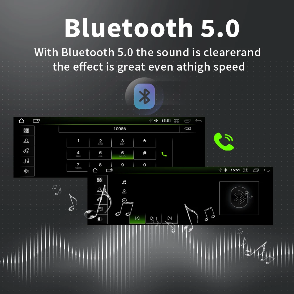 Беспроводной CarPlay/Android Auto 8 дюйма Android 14 автомобильный DVD-видео мультимедийное