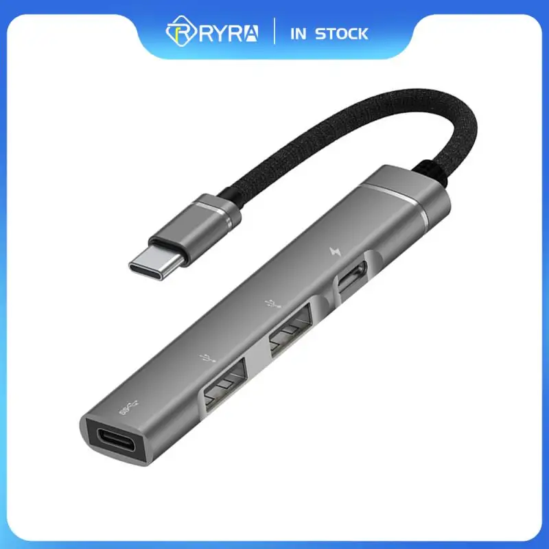 

4-портовый концентратор RYRA OTG Type C на USB PD Type-C адаптеры док-станция разветвитель для смартфонов TypeC Huawei IPhone MacBook