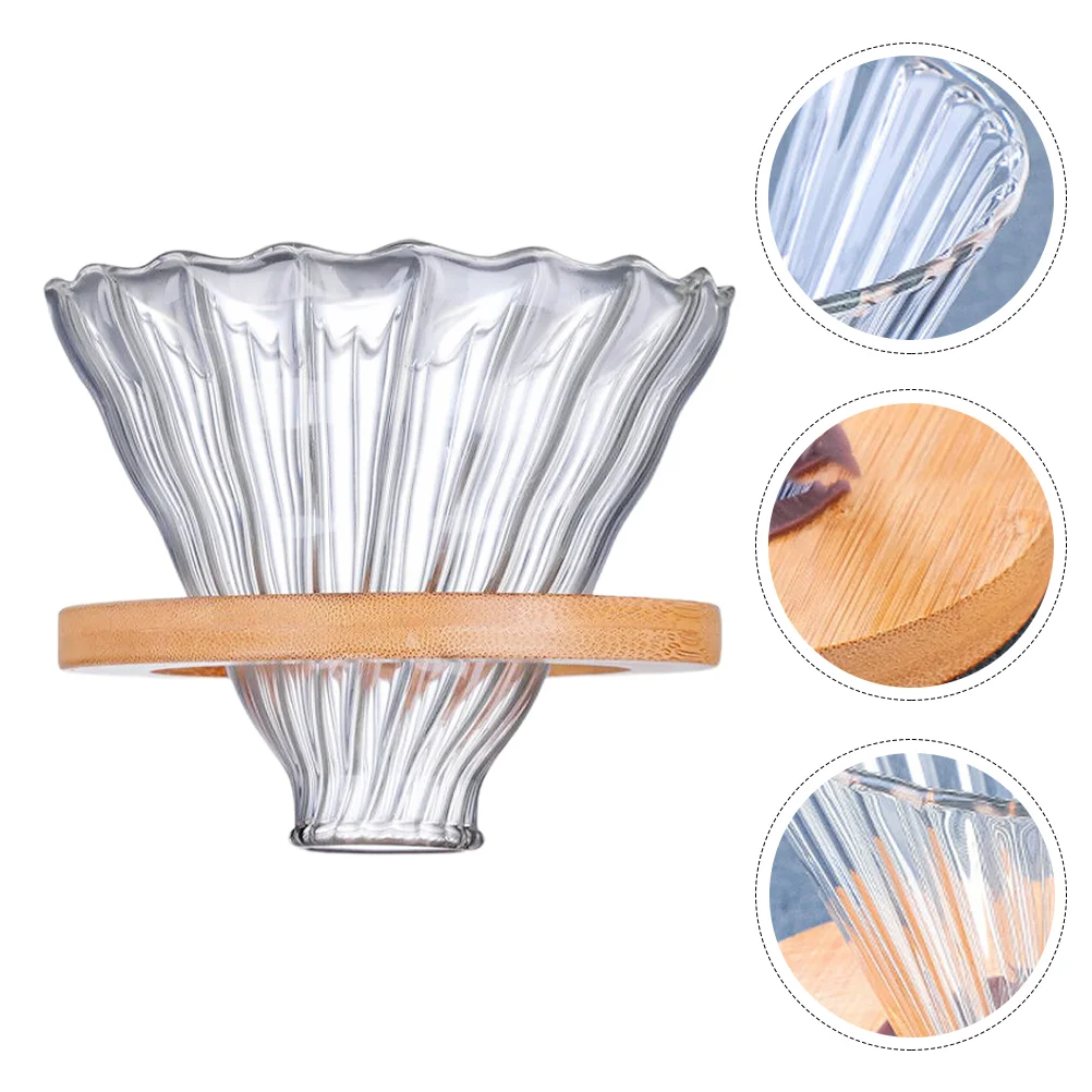 

Coffee Filterdrip Maker Cup Server Manual Paper Funnel Home Over Reusable Pour Dripper Clever Rack Permanent