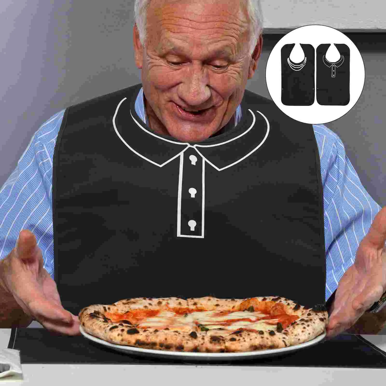 

Bibs Adult Bib Eating Seniors Adults Elderly Mealtime Feeding Nursing Apron Crumb Washable Waterproof Reusable Catcher Dining