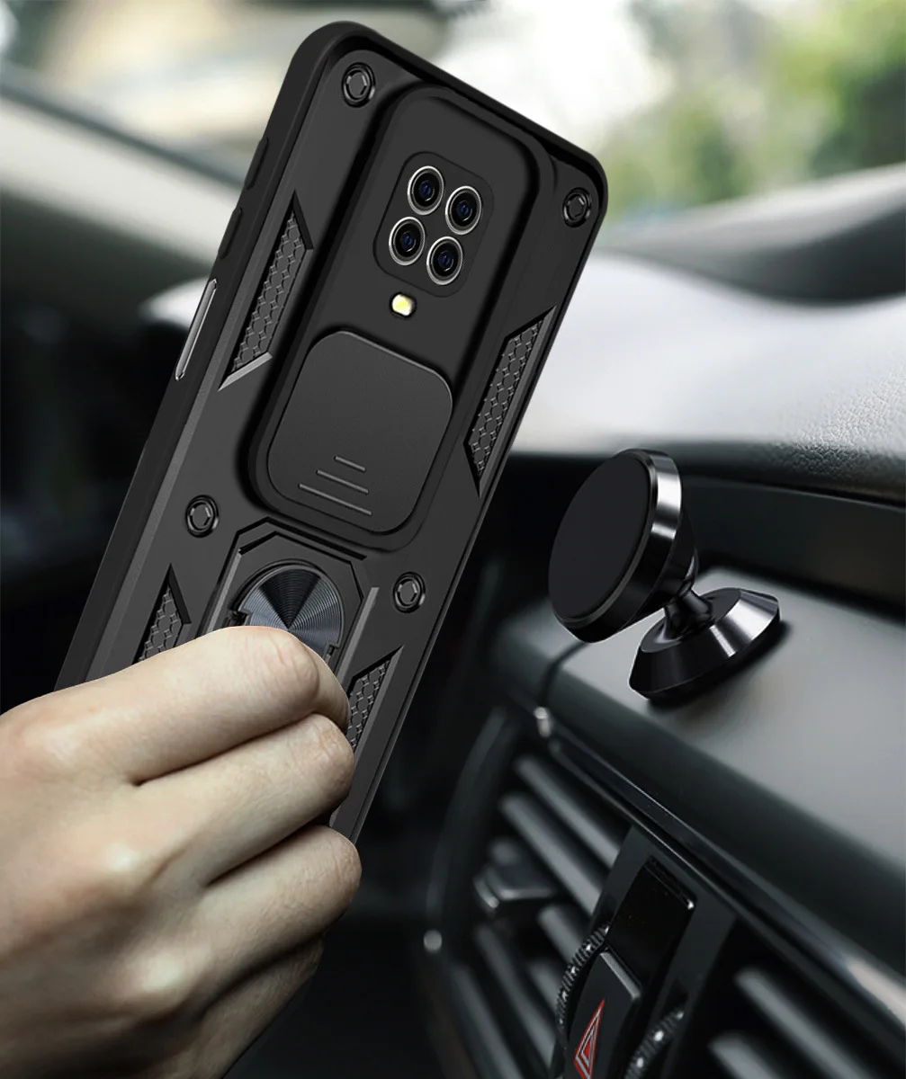 shockproof armor for xiaomi redmi note 9s 9 pro max case holder ring for redmi note 11 10 10s 8 poco x3 pro nfc phone back cover free global shipping