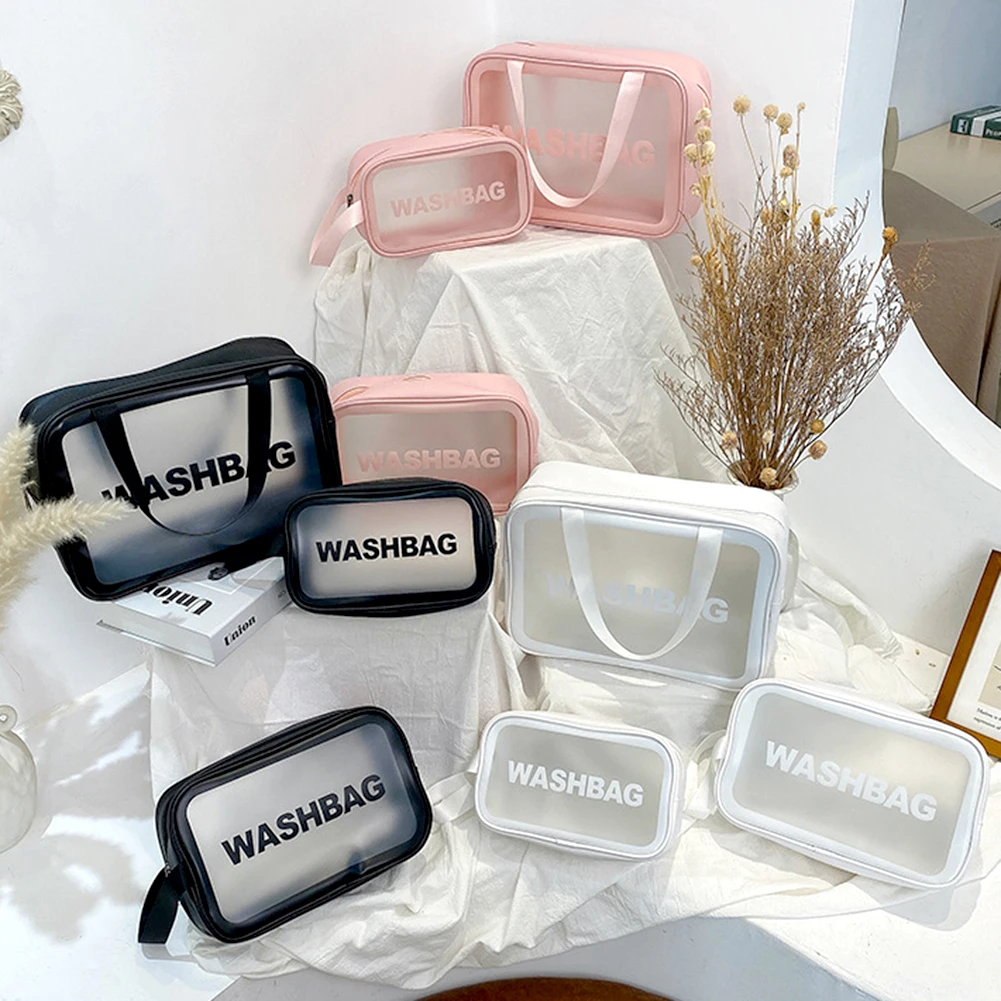 

Large Capacity Travel Wash Bag Light Weight Portable Easy to Take for Toiletries Makeup Makeup Storage Tote Portable Waterproof