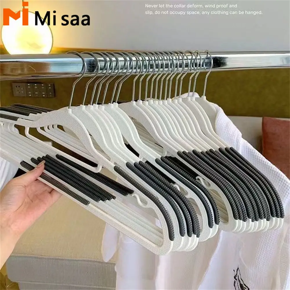 Бытовая Нескользящая пластиковая вешалка поворотная сушилка с защитой от плеч