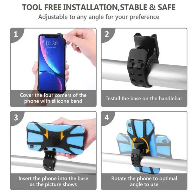 RYRA Detachable Rotating Arm Wrist Strap Mobile Phone Holder Sports Running Cycling Multi-function Mobile Phone Bag Holder