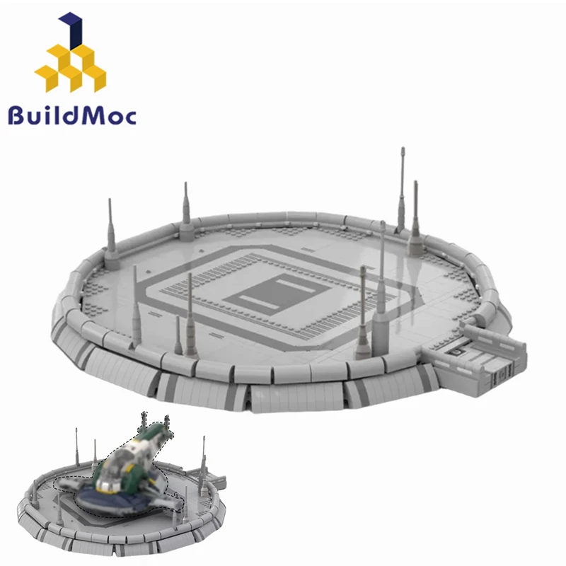 

Buildmoc Star Battle Movie Tipoca City Landing Platform Jangoes MOC Building Blocks Toys for Children Kids Gifts Toy 1171PCS