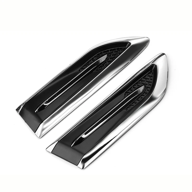 

Car Exterior Air Intake Flow Side Fender Vent Wing Cover Trim Tuning Car Styling Shark Gill ABS 3D Decoration Sticker