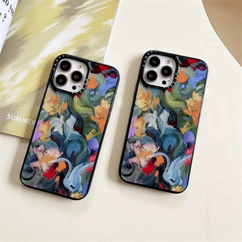 

CASETIFY Watercolor flowers Phone Cases For iPhone 14/13/12/11/X/XR/XS 14/13/12/11 Pro Max XS MAX Shockproof Soft Back Cover