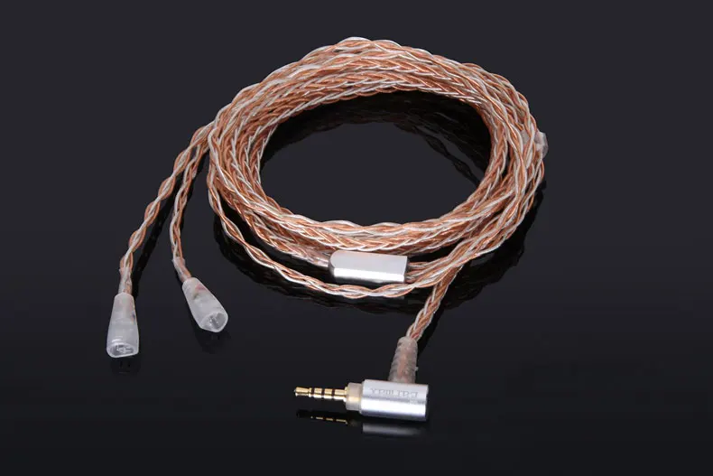 

8-core 2.5mm/4.4mm/3.5mm OCC Silver Plated BALANCED Audio Cable For Sennheiser IE8 IE80 IE8i IE80i IE80S Earphone headphones