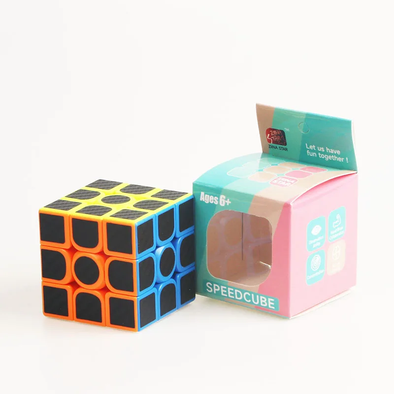 Головоломка для снятия стресса из углеродного волокна 3x3x3