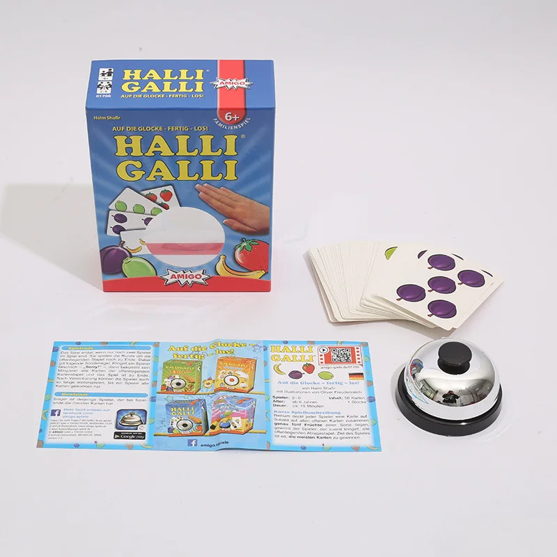 Настольная Игра Halli Galli Быстрый Отклик Семейный Отдых Искусственная Деятельность