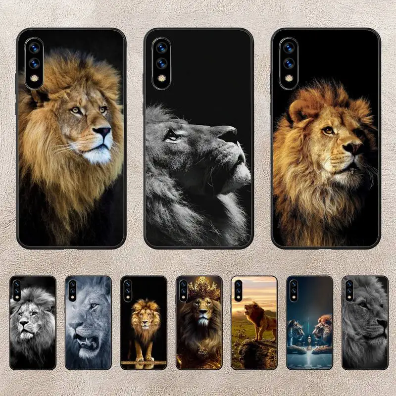 

Big Cat Animal Lion Phone Case For Huawei G7 G8 P7 P8 P9 P10 P20 P30 Lite Mini Pro P Smart Plus Cove Fundas