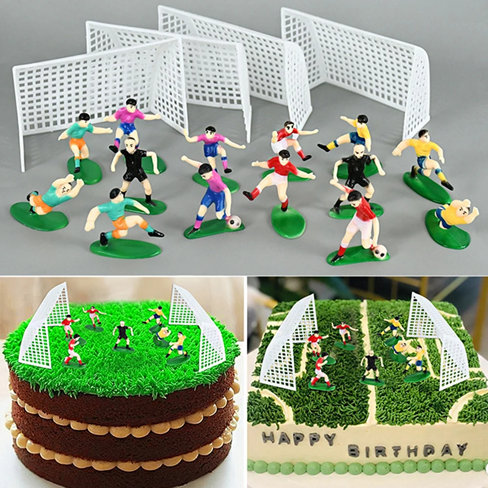 

1Set Soccer Game Football Cake Topper Decor Model Football Party Happy Birthday Party Supplies Children Party Decor Accessories