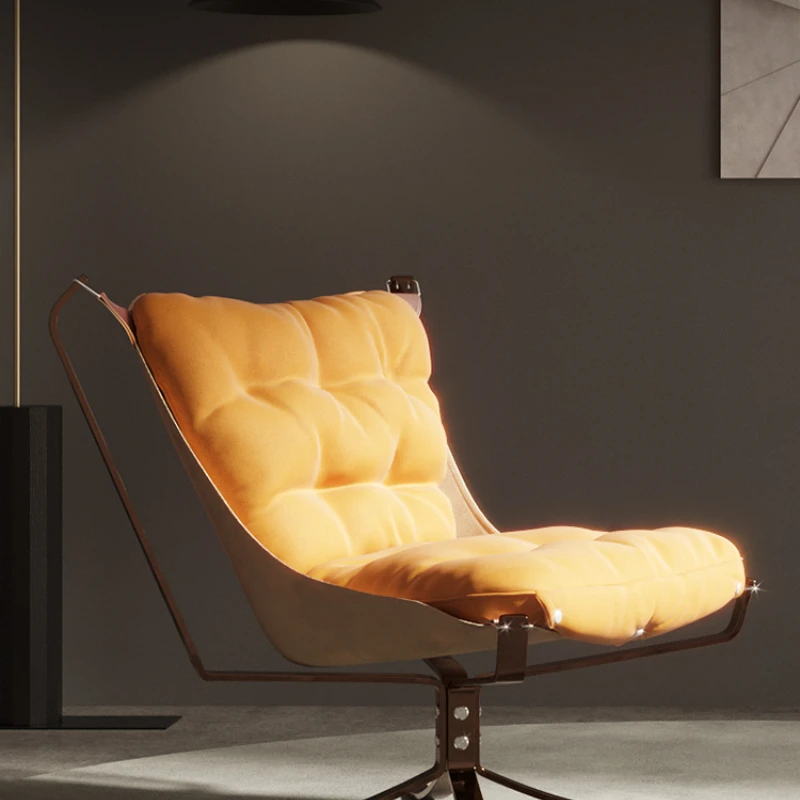 

Sofa Chair High-End Designer Leisure Lazy Bone Chair Small Apartment Balcony Outdoor Casual Recliner
