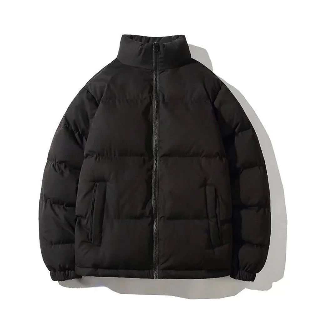 

Winter Jacket Men Parkas Thicken Warm Coat Mens Stand Collar Jackets Solid Color Parka Coat Women Fashion New Streetwear