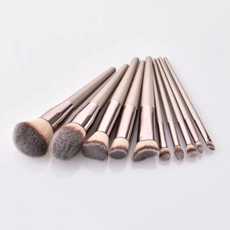 

Foundation Makeup Brush Coffee Handle Professional Facial Powder Eyeshadow Blush Eyebrow Lip Brush Large Soft Cosmetic Brush
