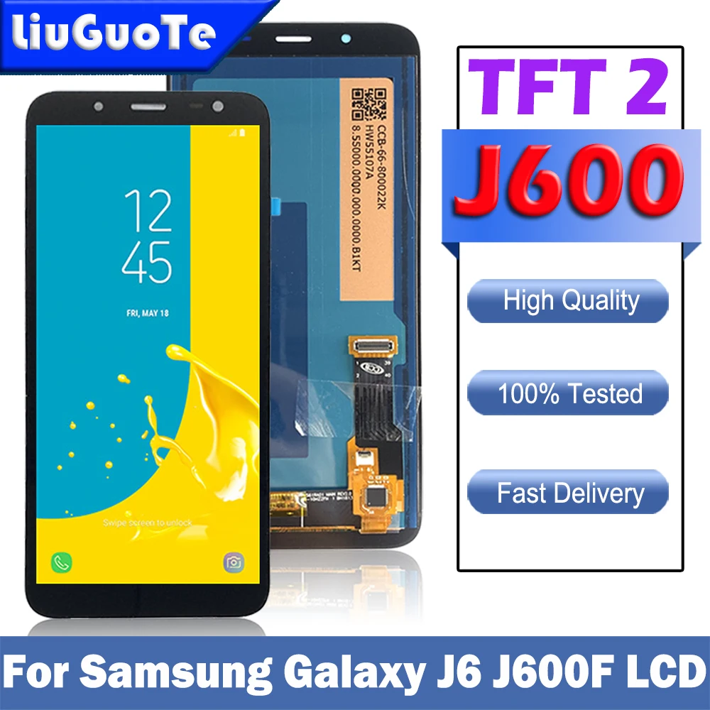 OLED ЖК-экран для Samsung Galaxy J6 2018 J600 J600F J600Y SM-J600F J600G J600FN TFT 2 ЖК-дисплей сенсорный экран