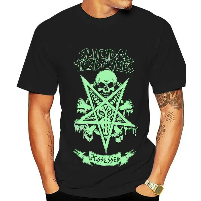 

Suicidal Tendencies Possessed 80's Edition T Shirt Black Print T-Shirt Birthday Gift Summer Style Hot