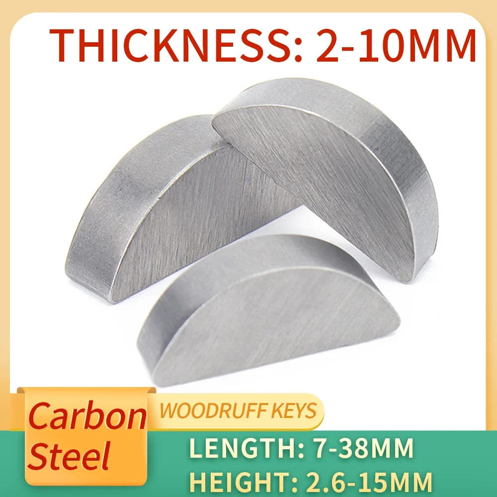 

2/5/10/20/50 шт. M2 M2.5 M3 M4 M5 M6 M8 M10 A3 металлические плоские полукруглые ключи из углеродистой стали