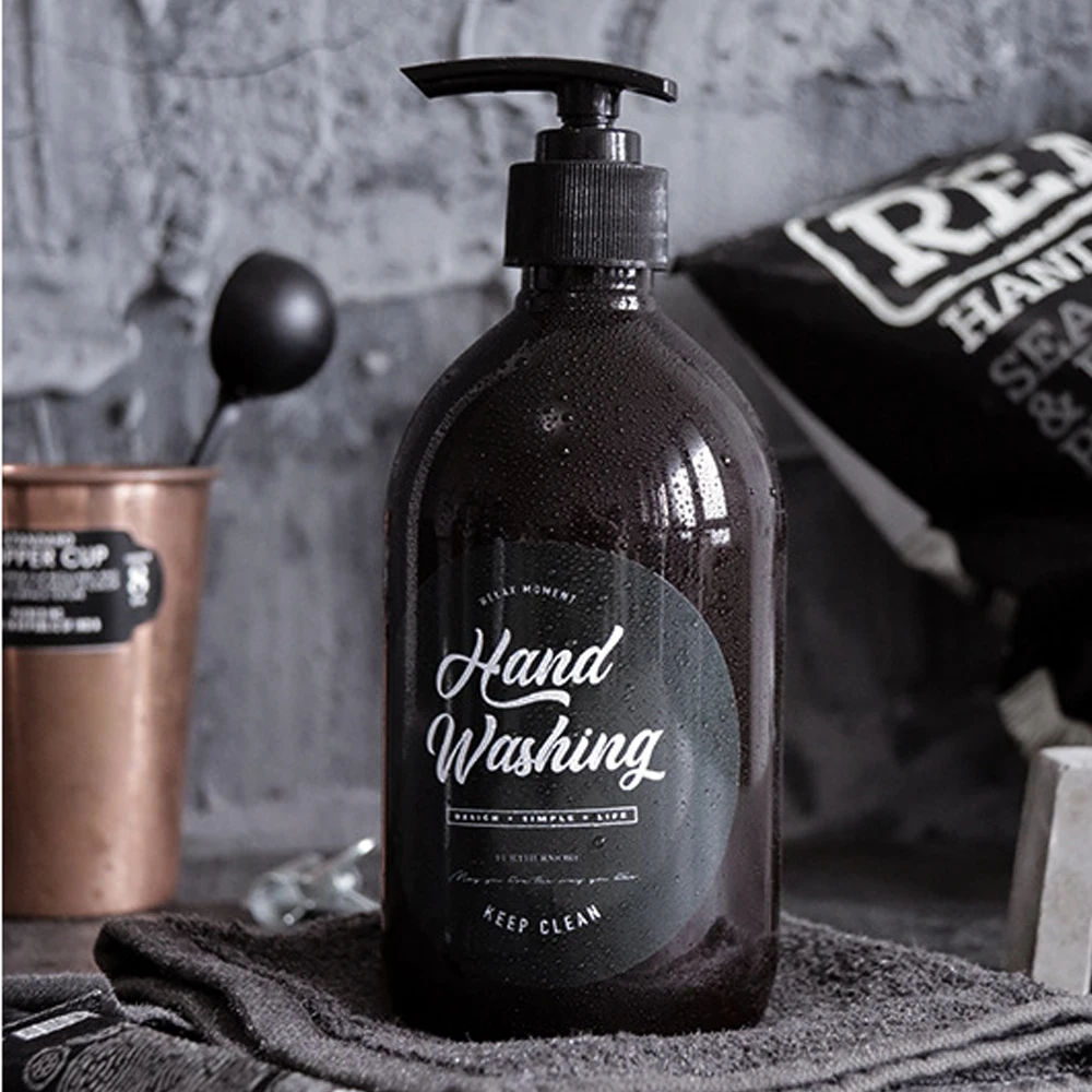 

Диспенсер для мыла в ванную комнату, набор для мытья тела, бутылка для шампуня и кондиционера для волос, 500 мл, пластиковая бутылка для жидкости для ванной комнаты