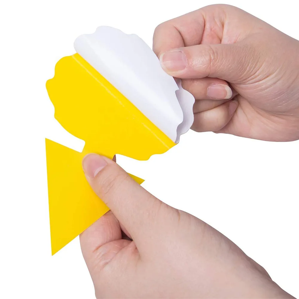 Двусторонняя липкая ловушка для насекомых комаров с наклейкой контроля палочка