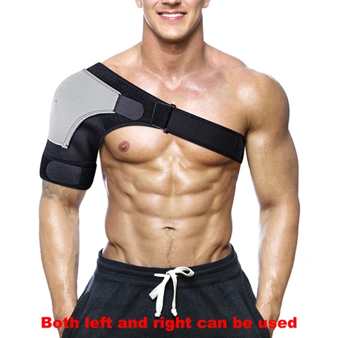 Регулируемый плечевой поддерживающий бандаж, подкладка, пояс, ремешок, оберточный неопреновый плечевой компрессионный рукав, защитный бандаж для спины