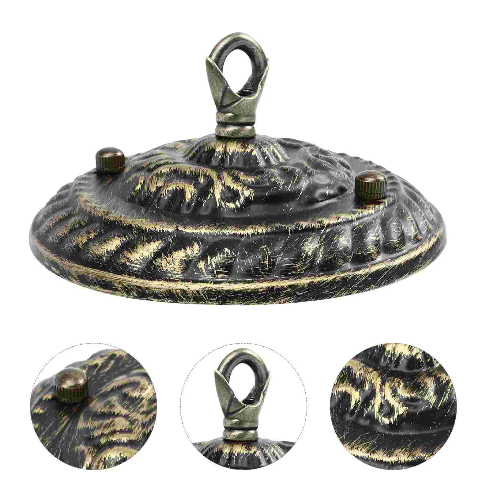 

Retro Decor Chandelier Shade Hook Canopy Lighting Steel Fixture Mounting Bracket DIY Pendant Kit