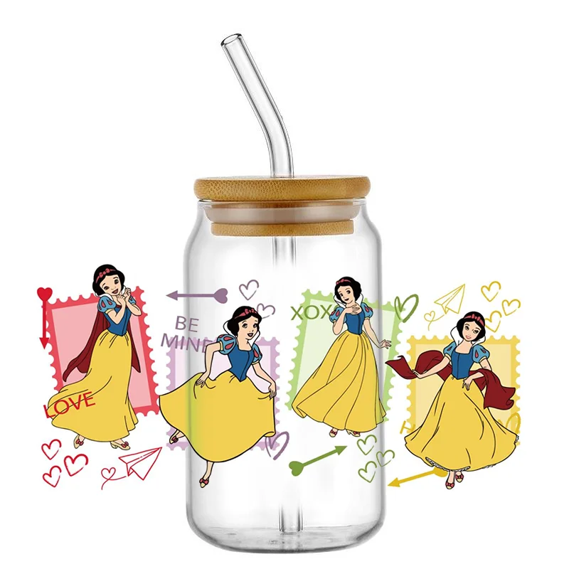 Наклейки Funko Snow White Princess, 17 листов, УФ-печать, DTF-пленка. Можно использовать на кружках, стеклянных шкафах, телефонах, компьютерах, столах и т.д. (art.: 3920d911ebfb3) - 3920d911ebfb3