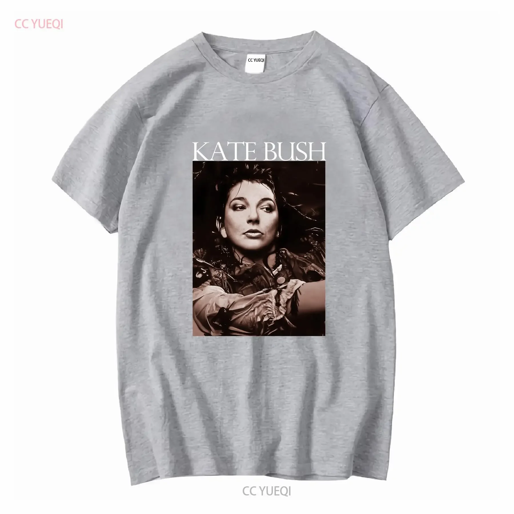 Фото Кейт Буш The Kick Inside Винтажная футболка Hounds of Love 80-х годов винтажная стираная удобная повседневная дышащая футболка для повседневной носки №4