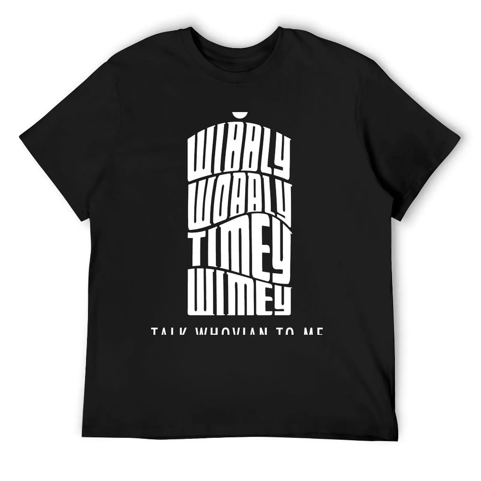 Футболка Talk Whovian To Me футболка с короткими рукавами летние топы на заказ мужская