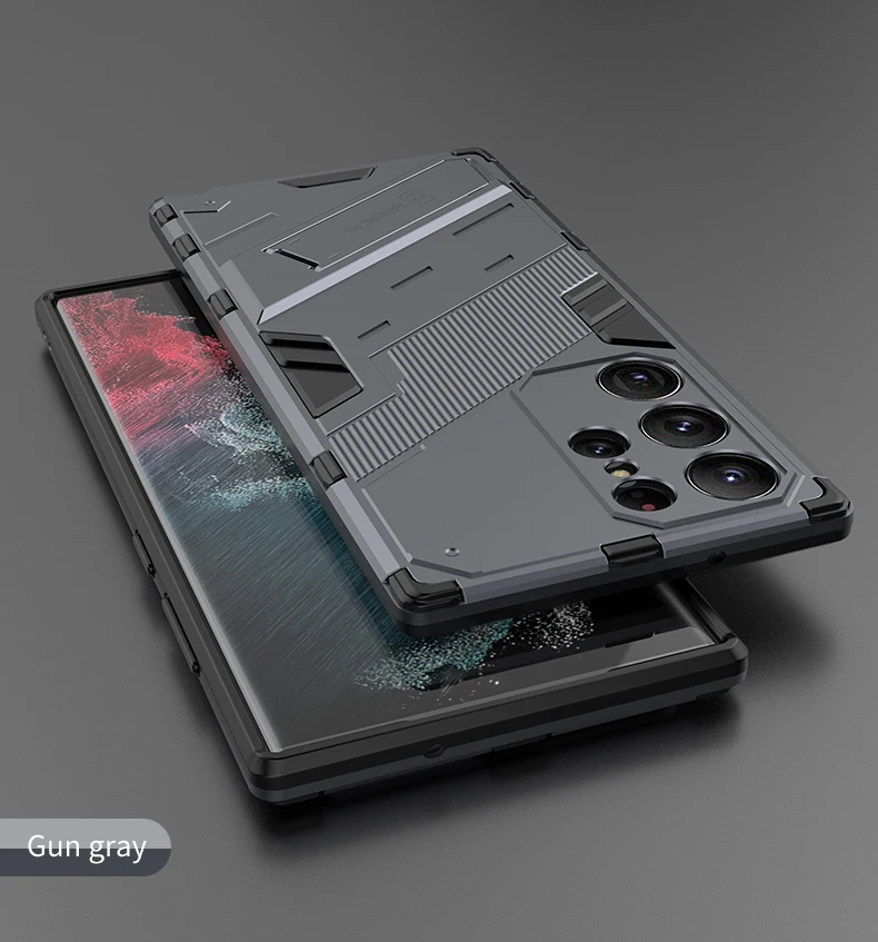 For Samsung Galaxy S23 Ultra Case Cover Samsung S23 Plus Shockproof Bumper Hard Holder Phone Cover For Samsung S23 Ultra 5G Case