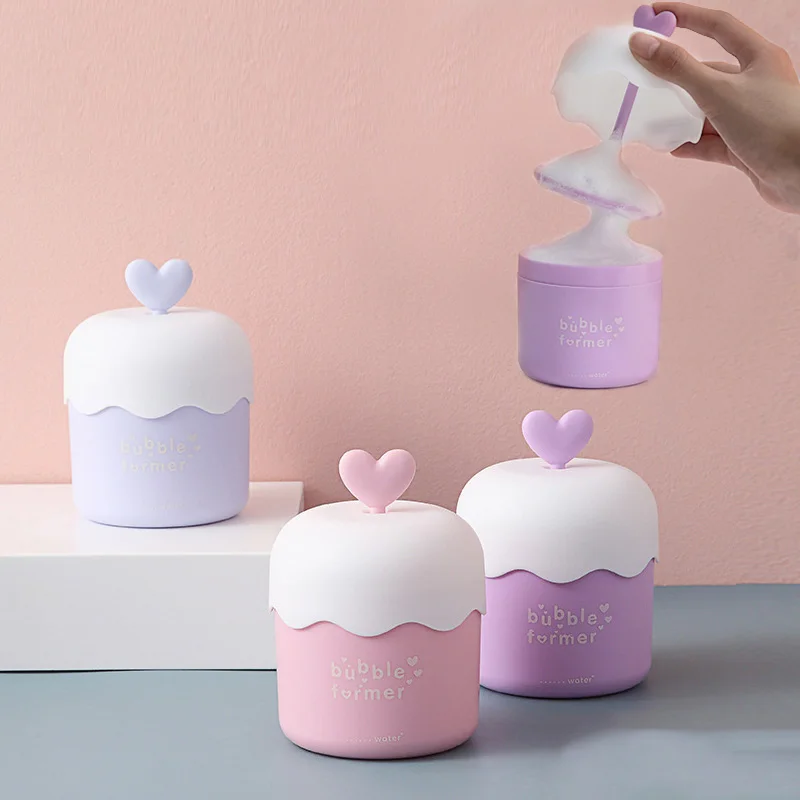 

Portable Foam Maker Cup Bubble Foamer Maker Facial Cleanser Foam Cup Body Wash Bubble Maker Bubbler for Face Clean Tools