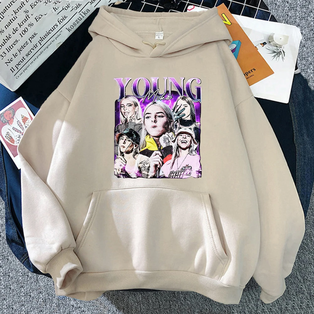 Young Miko Женская толстовка из хлопка Kawaii