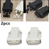 2pcs cabinet catches magnetic door draw touch latch push open drawer cabinet door lock switch lock plate handle free press