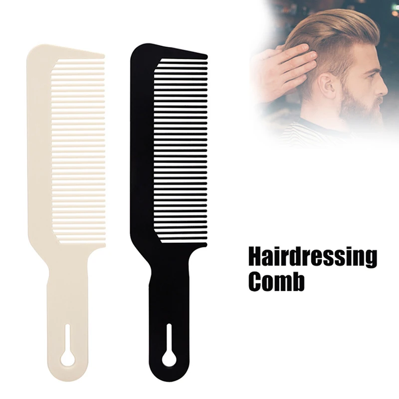 

New Hairdressing Comb Plastic Haircut Comb Dense Tooth Push Edge Flat Hair Salon Styling Comb Tool