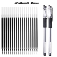 240pcs gel pen refill studuents blue pen kawaii stationary pen refill colorful pens for school stationery gel pens and refills