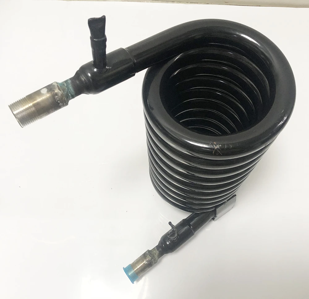 

5HP Multi Refrigerant Spiral Condenser Coaxial Coil For Seawater