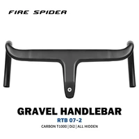 t1000 carbon gravel handlebar exotropism handle bar 28 6mm road bike handlebars gravel bike accessories fully internal routing